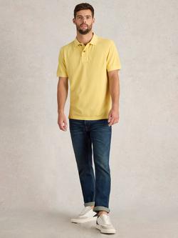 White Stuff Utility Polo Shirt, Yellow