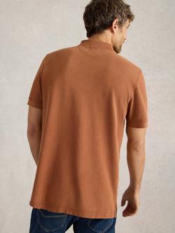 White Stuff Utility Polo Shirt, Tan - view 2, Tan