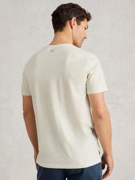 White Stuff Abersoch Cotton Blend Regular Fit Short Sleeve Graphic T-Shirt, Natural/Multi - view 2, Natural/Multi