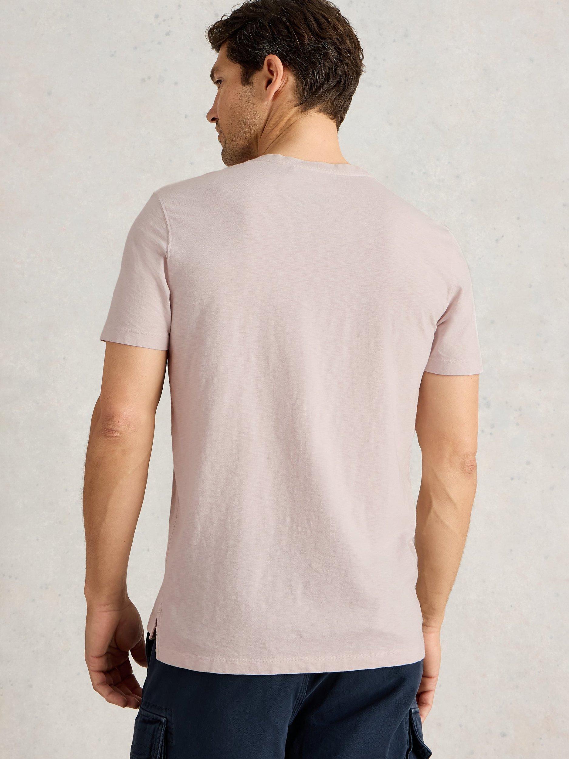 Product image 2 of 6, which shows White Stuff Abersoch Cotton Regular Fit Short Sleeve T-Shirt, Mid Purple, XS