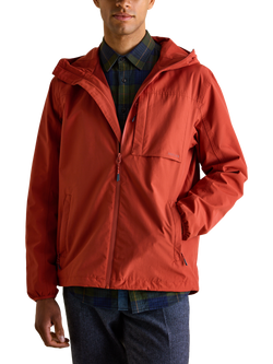 Joules Waterproof Hooded Jacket, Orange