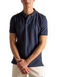 Joules Cotton Regular Fit Short Sleeve Polo Shirt, Navy