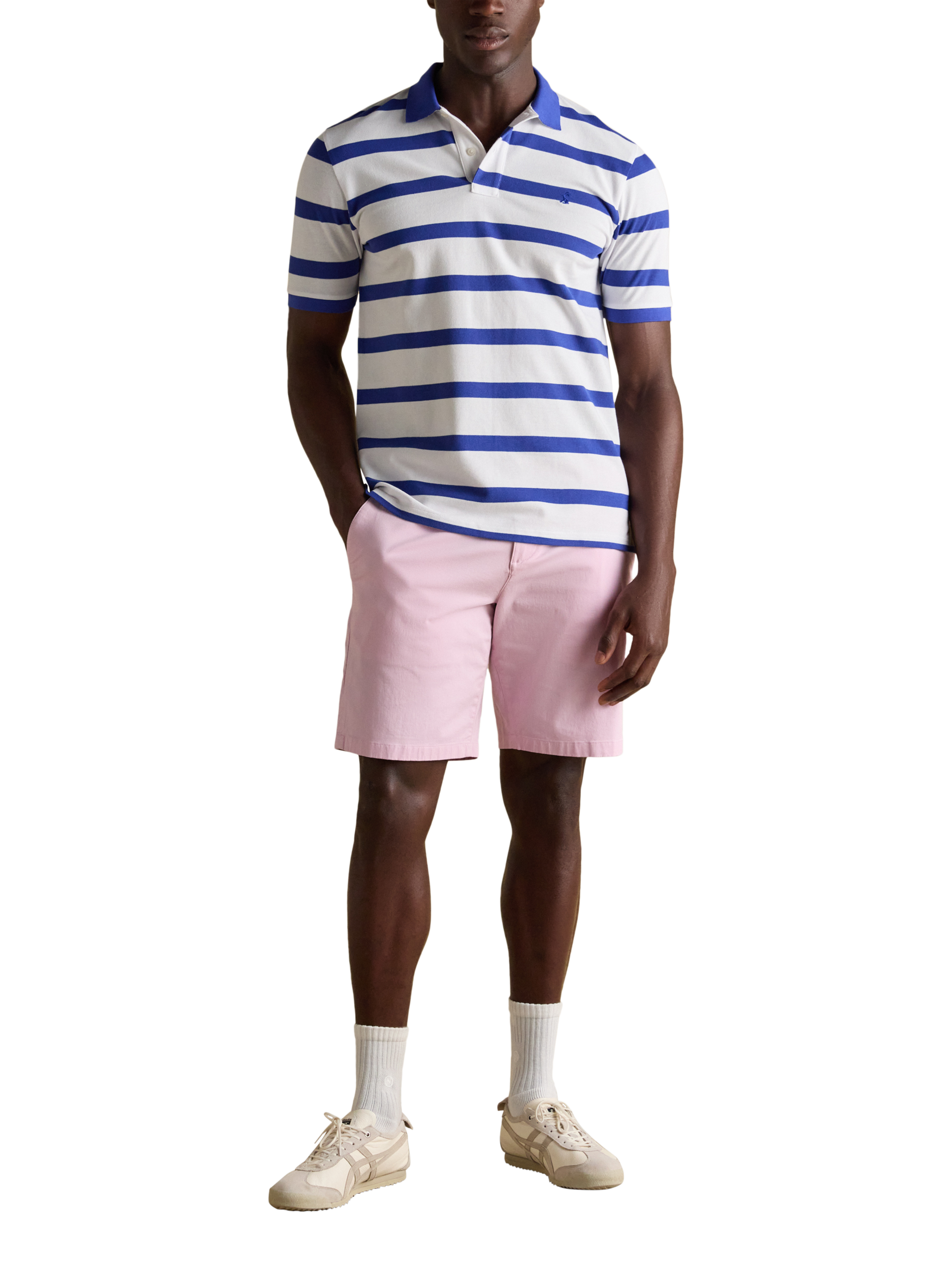 Product image 1 of 11, which shows Strp Polo Bluwhtstp WHMU XXL Reg