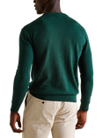Joules Jarvis Cotton Crew Neck Jumper, Dark Green