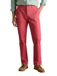 Joules Cotton Blend Chinos, Dark Pink