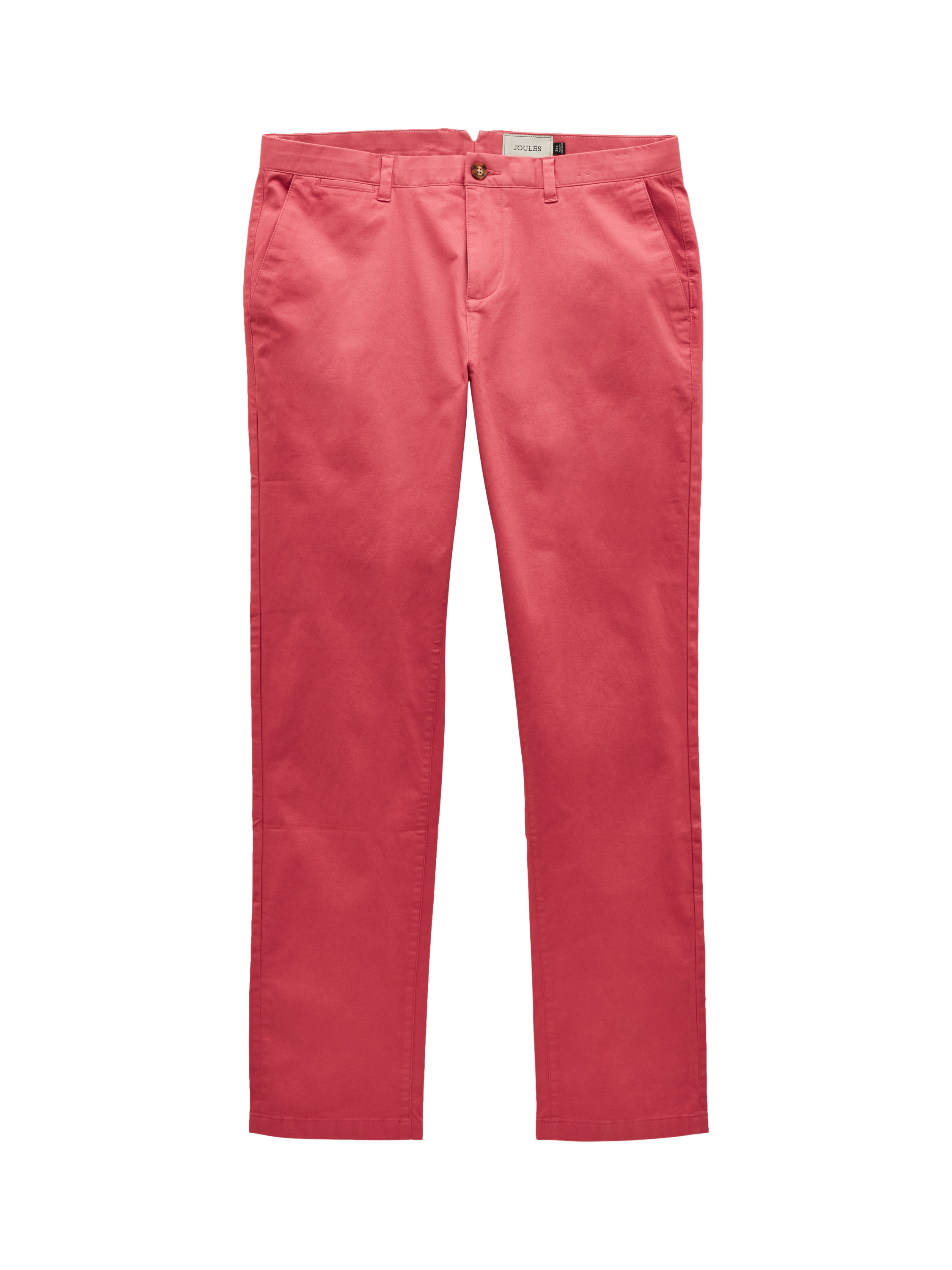 Product image 8 of 8, which shows Joules Cotton Blend Chinos, Dark Pink, 30R
