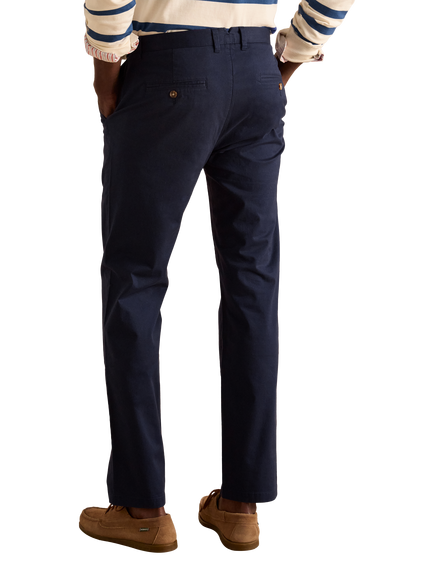 Joules Slim Fit Chino Trousers, Navy - view 2, Navy