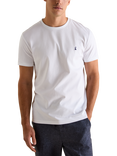 Joules Short Sleeve Plain Cotton T-Shirt, White