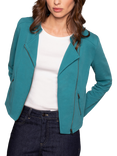 Celtic & Co. Chloe Biker Jacket, Sea Green