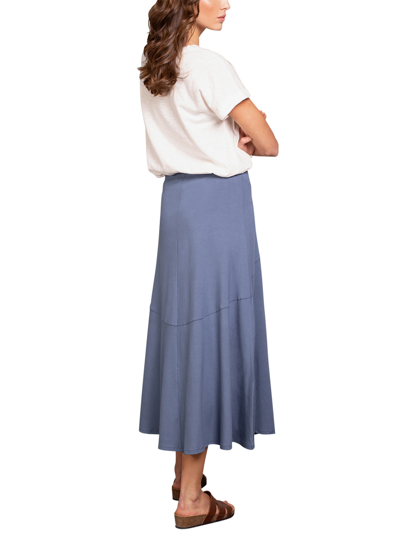 Product image 4 of 4, which shows Celtic & Co. Jersey Maxi Skirt, Airforce Blue, XS