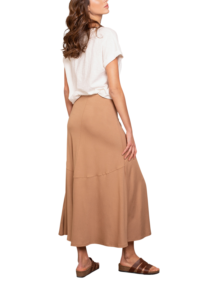 Product image 3 of 4, which shows Celtic & Co. Jersey Maxi Skirt, Acorn, XS