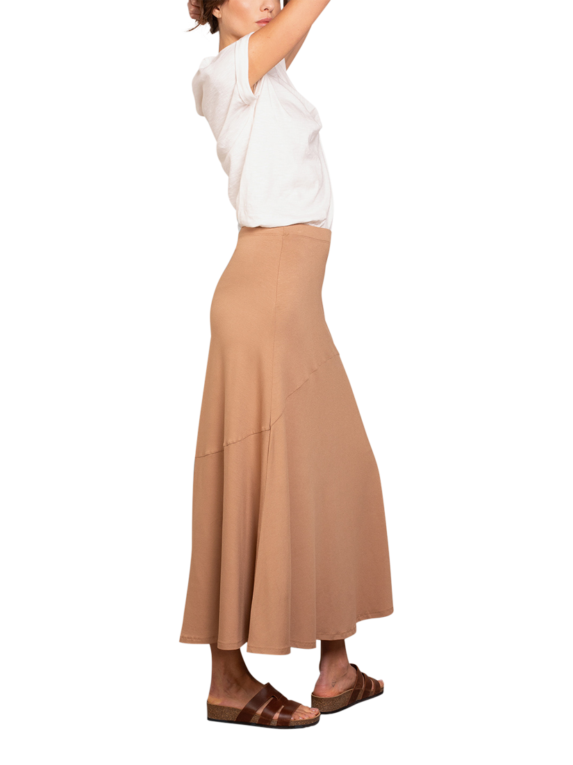 Product image 4 of 4, which shows Celtic & Co. Jersey Maxi Skirt, Acorn, XS