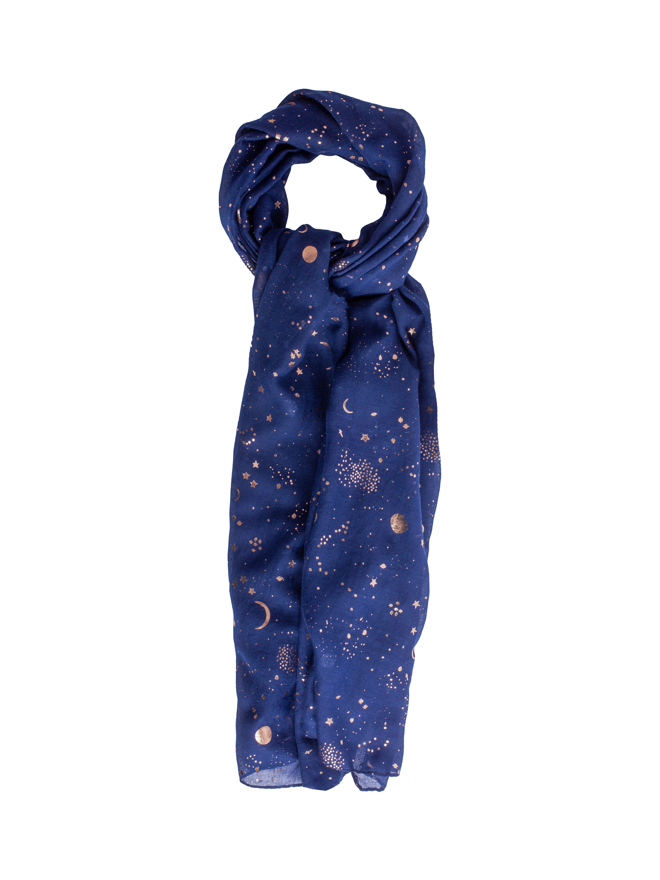 Product image 1 of 1, which shows Bloom & Bay Celestia Scarf, Navy