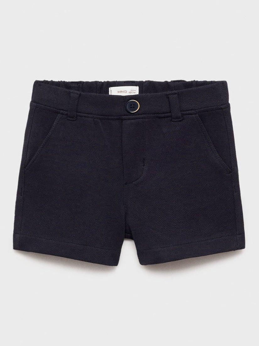 Mango Kids' Sarria Shorts, Navy