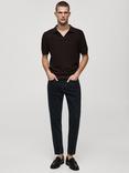 Mango Sammy Tapered Fit Jeans, Open Grey