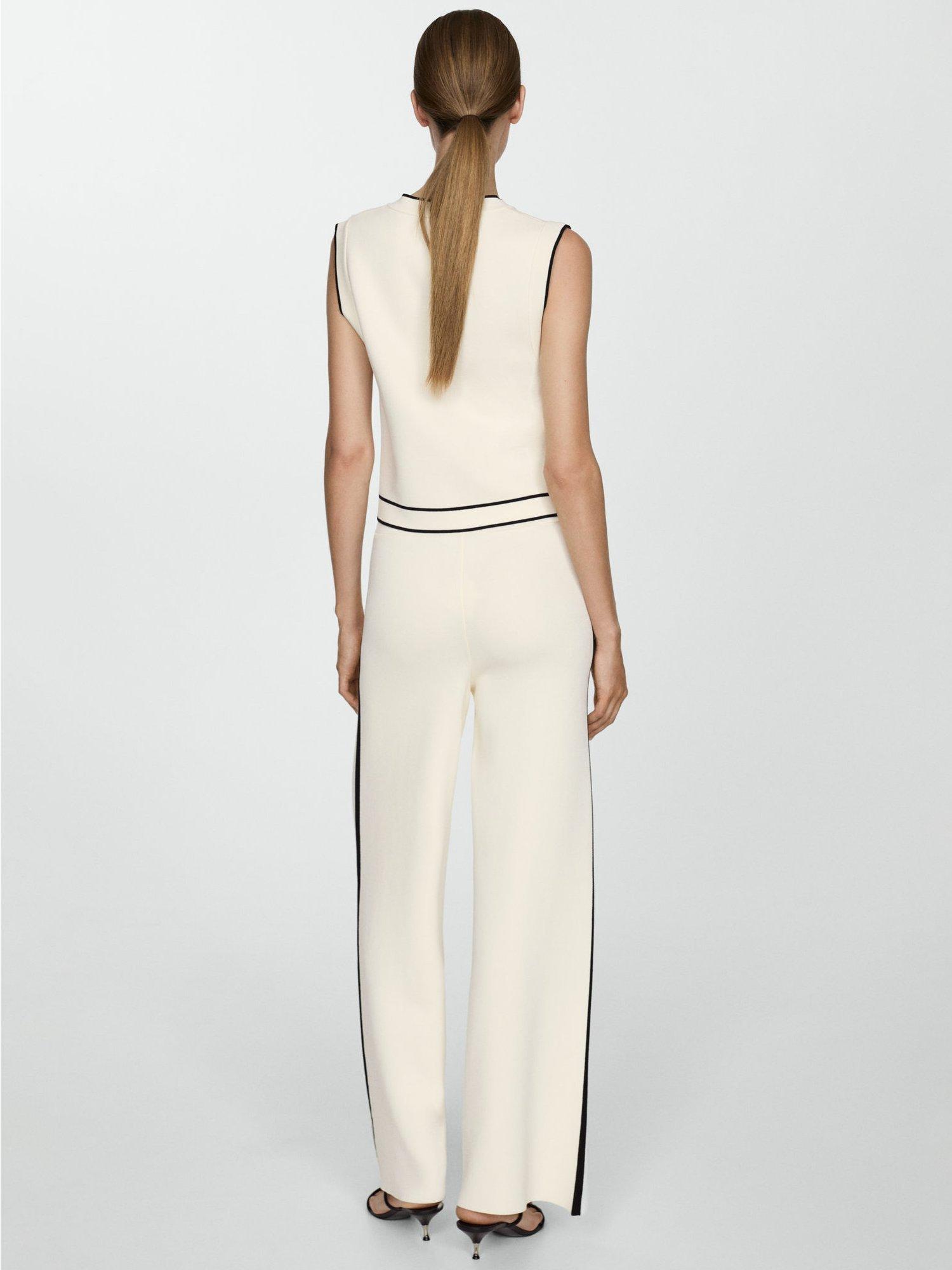 Product image 3 of 8, which shows Mango Como Waistcoat, Light Beige, L