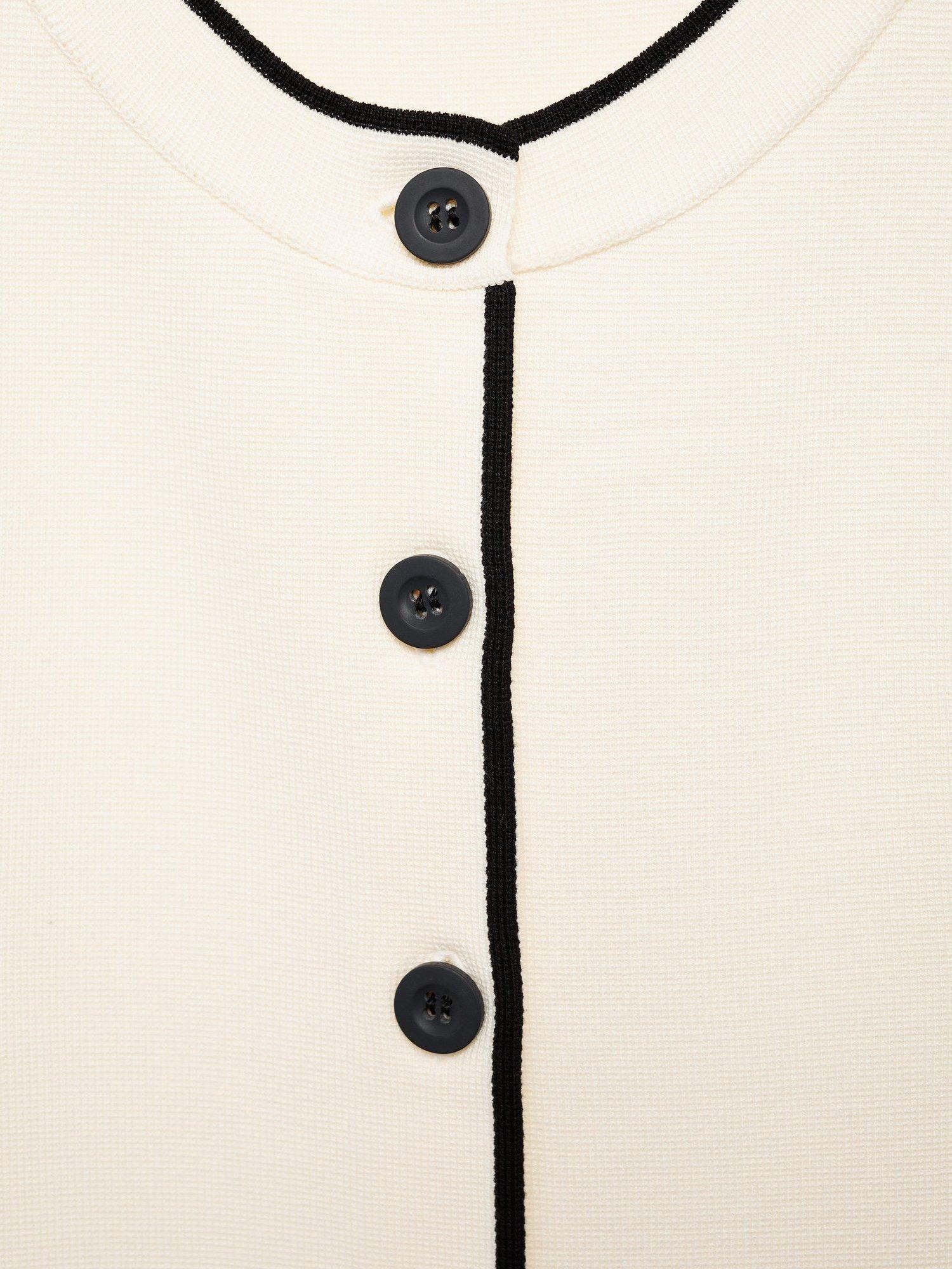 Product image 7 of 8, which shows Mango Como Waistcoat, Light Beige, L