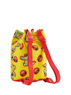 Small Stuff Kids' Crocodile Duffle Bag, Yellow/Multi - view 2, Yellow/Multi