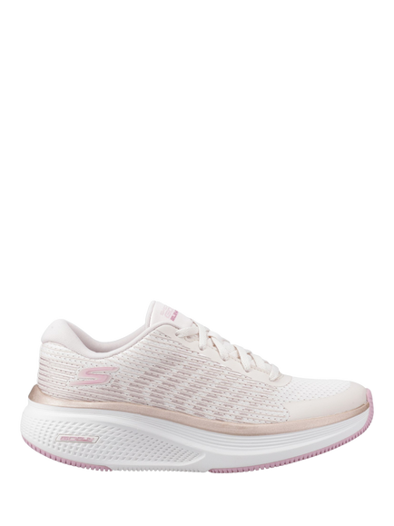 Skechers GO RUN 2.0 Elevate Trainers, Neutral/Pink, Neutral/Pink