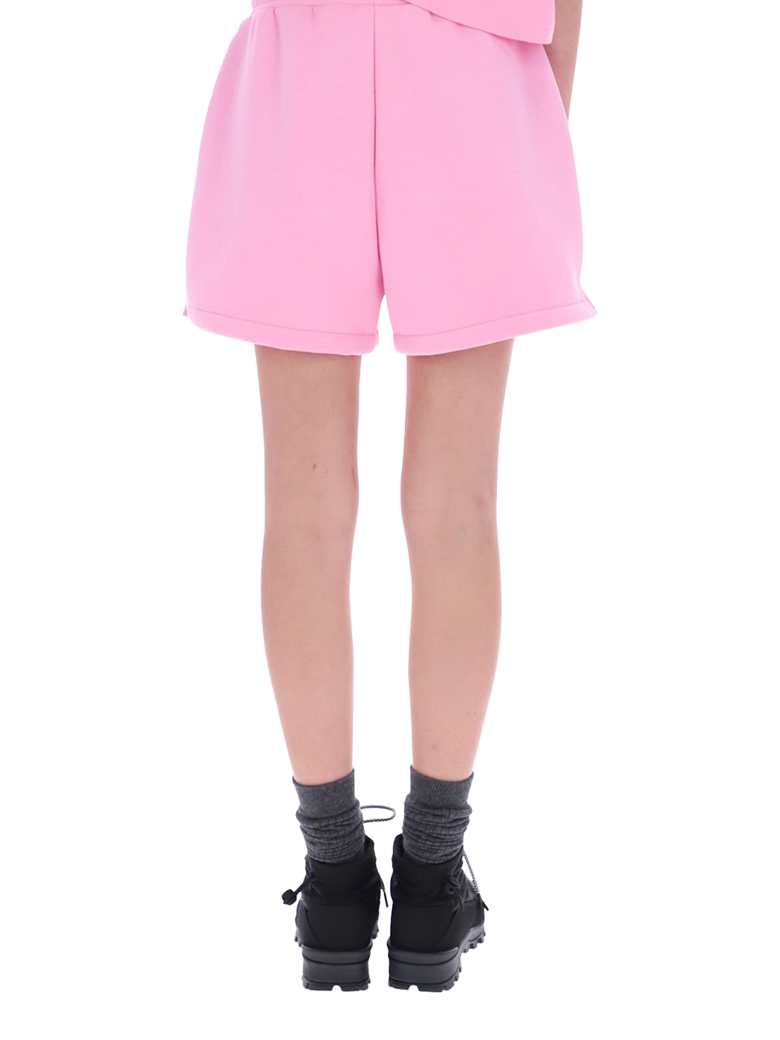 Product image 2 of 3, which shows Hunter Lunan Jersey Shorts, Prism Pink, S