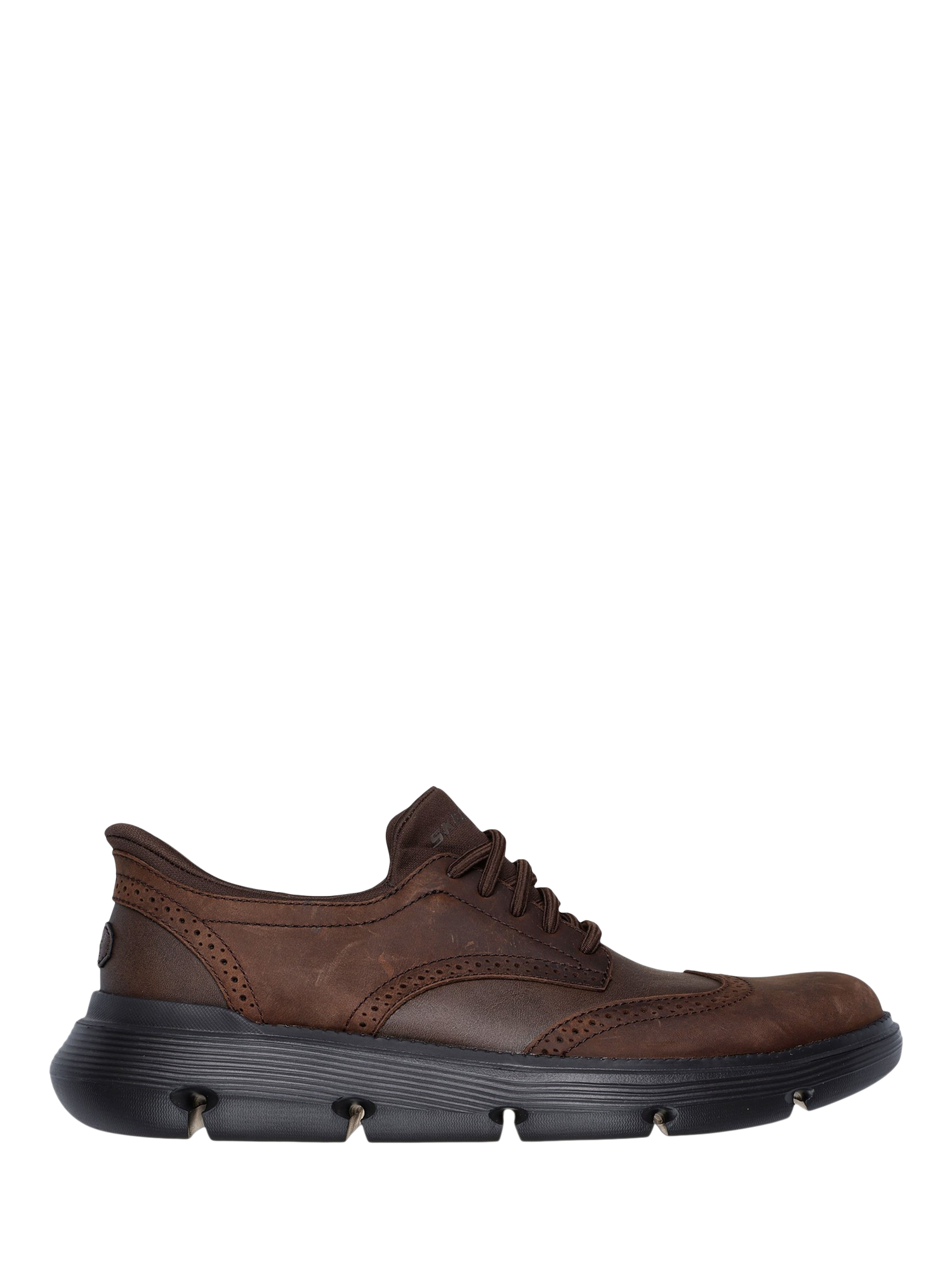 Product image 1 of 4, which shows Skechers Hands Free Slip-Ins Garza Sully Trainers, Cocoa, 6