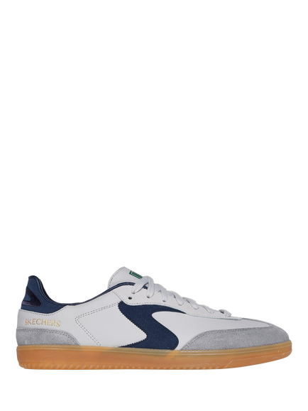 Skechers Hotshot Pyke Lace Up Trainers, Grey/Navy