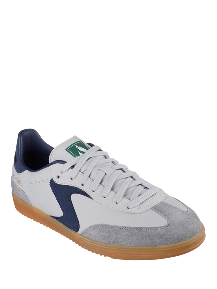 Skechers Hotshot Pyke Lace Up Trainers - view 2, Grey/Navy