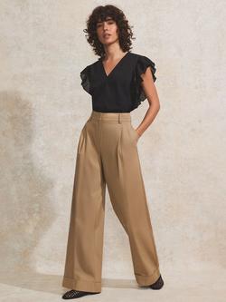 Ro&Zo Turn Up Hem Chinos, Natural - view 2, Natural