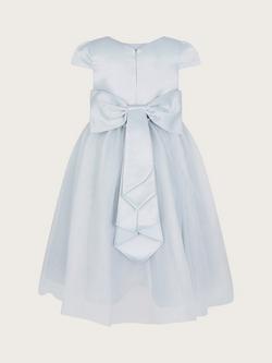 Monsoon Kids' Bridesmaid Dress, Pale Blue - view 2, Pale Blue