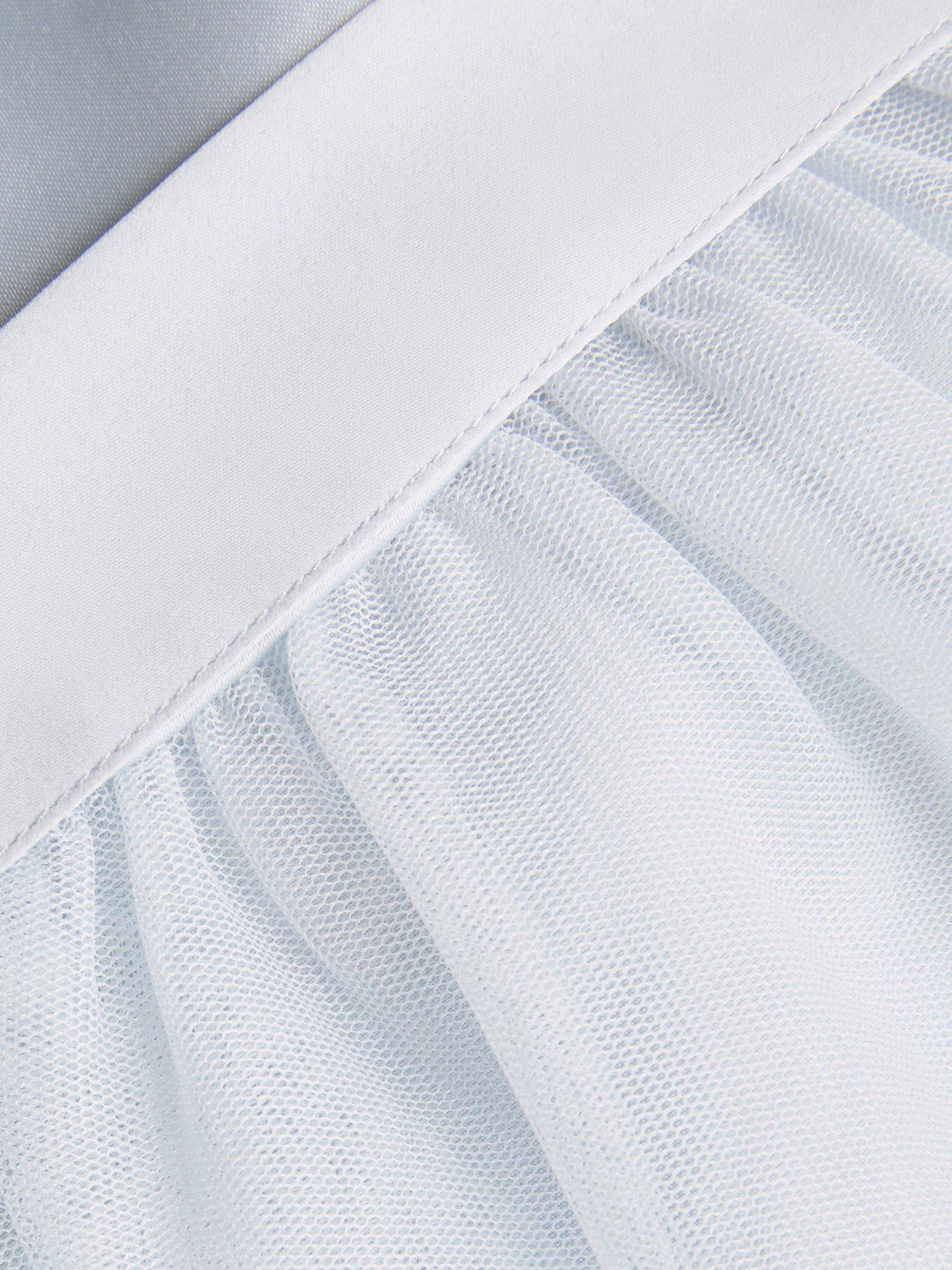 Product image 3 of 3, which shows Monsoon Kids' Bridesmaid Dress, Pale Blue, 3 years