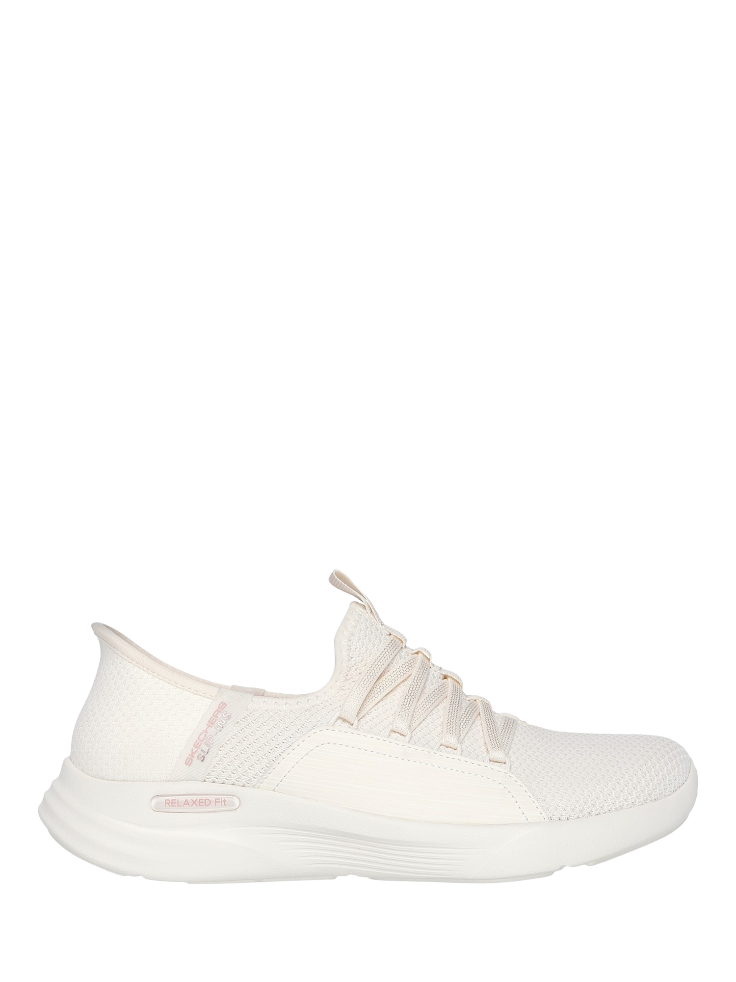 Skechers Hands Free Slip-Ins: Relaxed Fit Sport Ballet Chic Trainers, Off White
