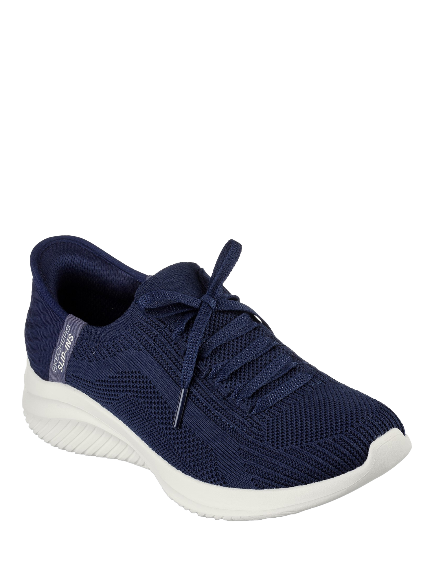 Product image 2 of 4, which shows Skechers Ultra Flex 3.0 Brilliant Path Trainers, Navy, 3