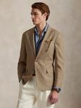 Polo Ralph Lauren Tailored Fit Linen Blend Glen Plaid Check Suit Jacket