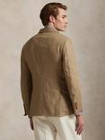 Polo Ralph Lauren Tailored Fit Linen Blend Glen Plaid Check Suit Jacket