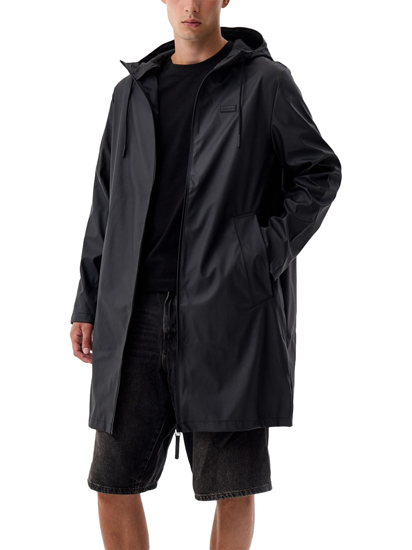 Product image 1 of 3, which shows Hunter Andrea Unisex Waterproof Rain Coat, Black, S