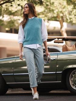 NRBY Cole Tapered Chinos - view 2, Light Blue