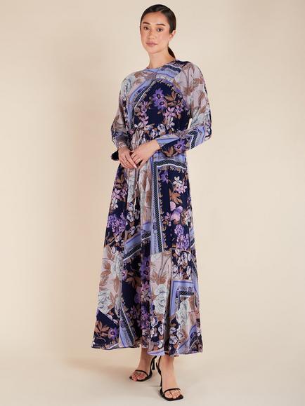 Aab Botanical Maxi Dress, Multi, Multi