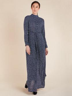 Aab Busy Polka Dot Maxi Dress, Blue, Blue