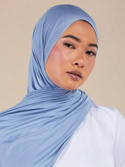 Aab Premium Jersey Hijab, Light Blue