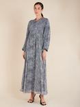 Aab Shoji Monochrome Maxi Dress, Multi