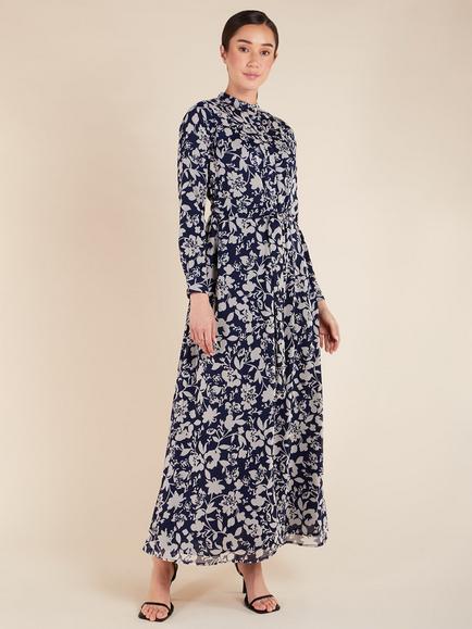 Aab Haboku Floral Maxi Dress, Multi - view 2, Multi