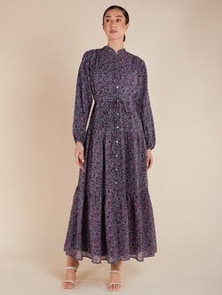 Aab Lala Floral Shirt Maxi Dress, Multi, Multi