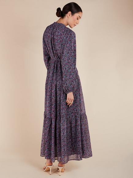 Aab Lala Floral Shirt Maxi Dress, Multi - view 2, Multi