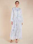Aab Marble Tiered Maxi Dress, White