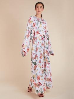 Aab Orchid Print Maxi Dress, Multi - view 2, Multi
