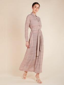 Aab Yamane Geometric Maxi Dress, Multi, Multi