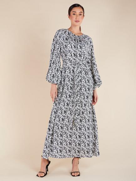 Aab Yuki Belted Maxi Dress, Multi, Multi