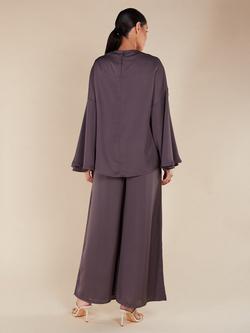 Aab Tailored Flared Trousers - view 2, Brown