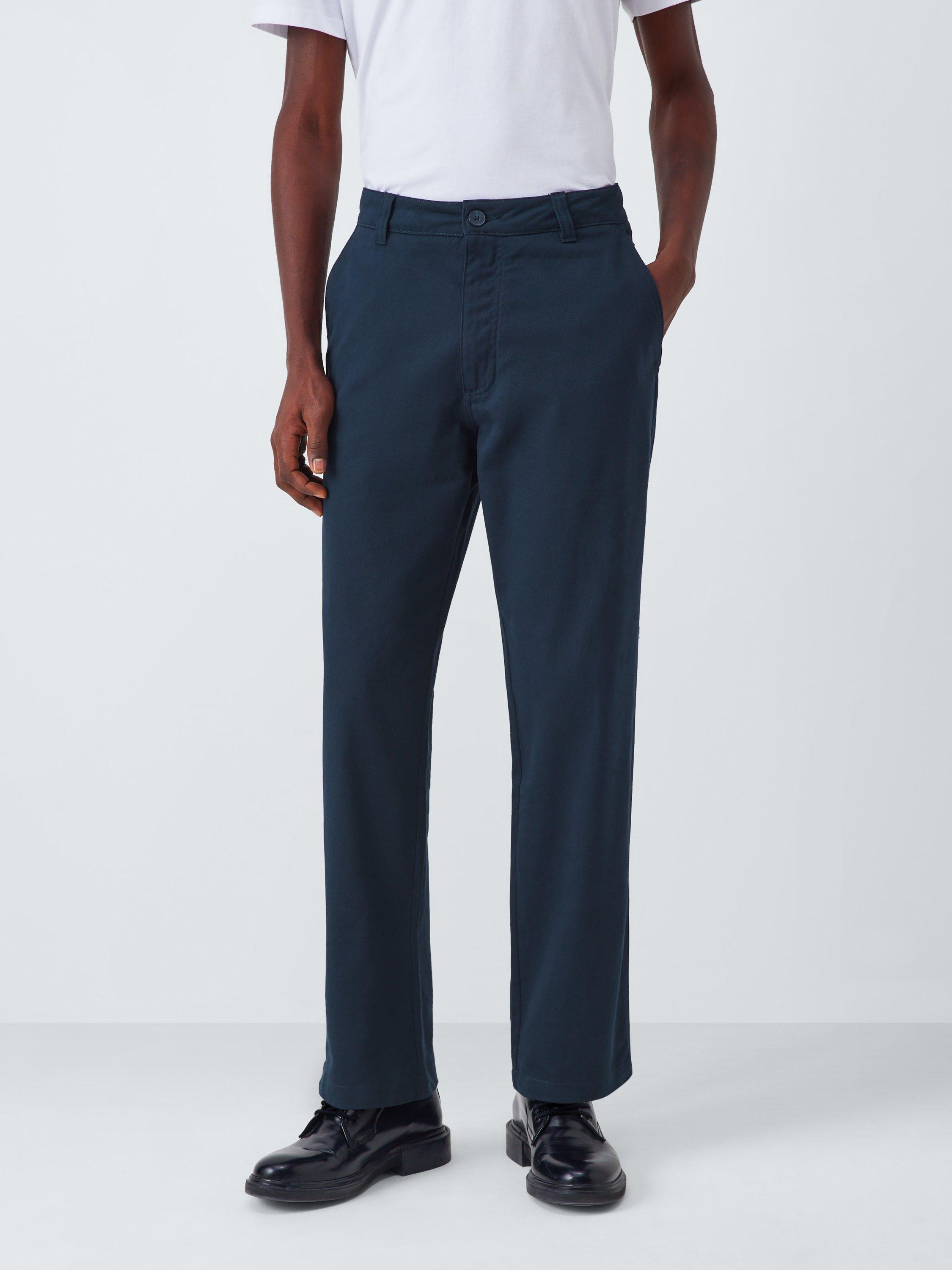 Product image 1 of 6, which shows Kin Chino Trousers, Dark Sapphire, 30R