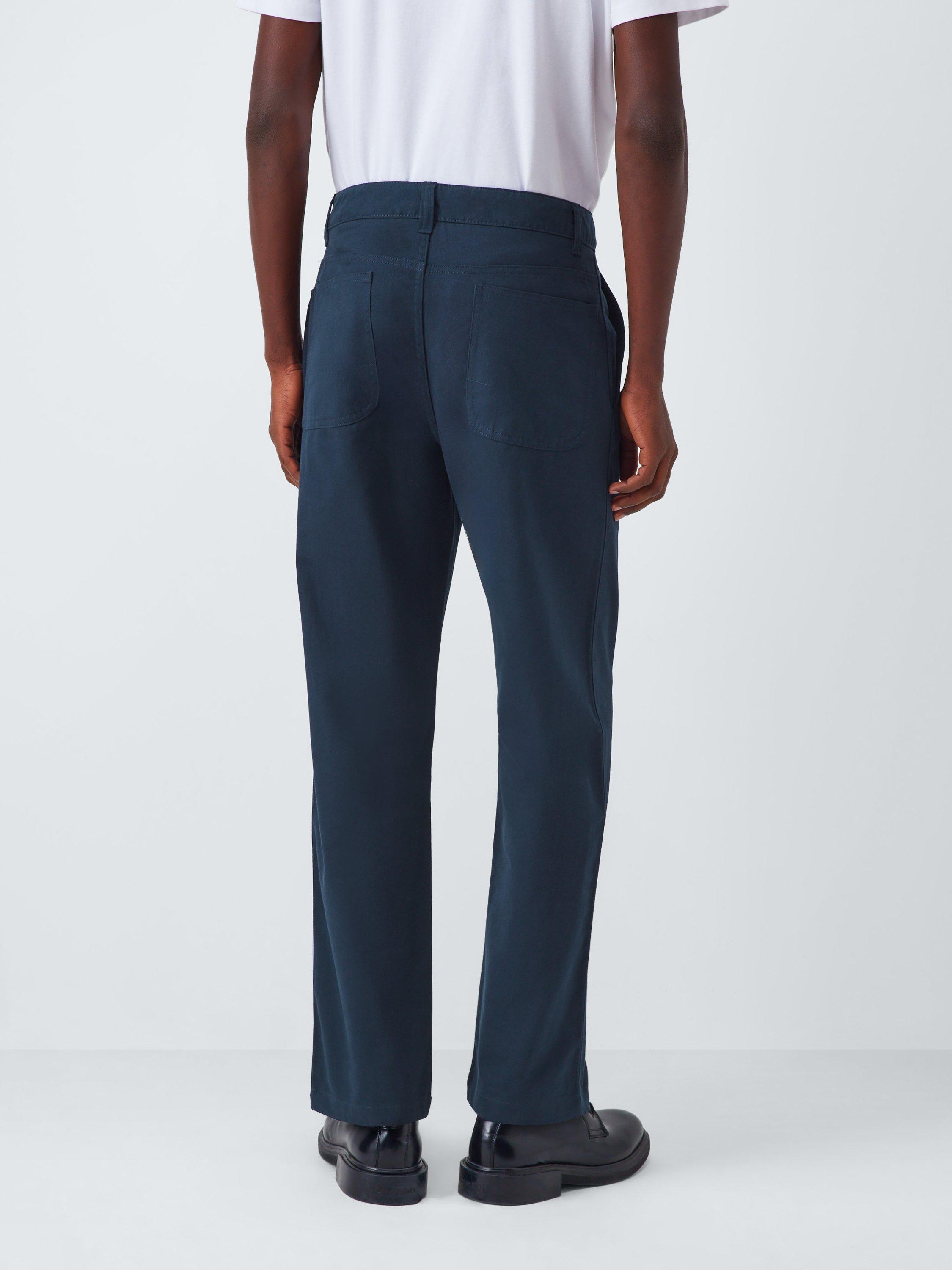 Product image 2 of 6, which shows Kin Chino Trousers, Dark Sapphire, 30R
